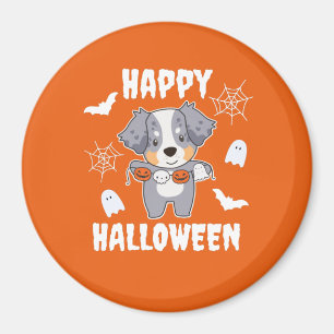 Aimant Happy Halloween Shepherd Australien Costume de chi