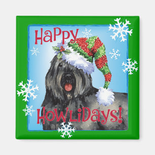 Aimant Happy Howliday Bouvier