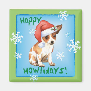 Aimant Happy Howlidays Chihuahua