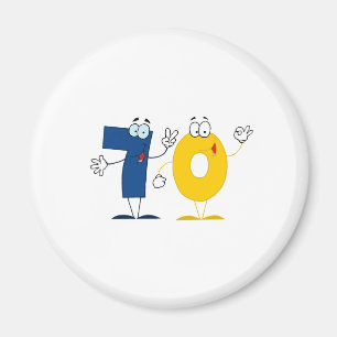 Aimant Happy Number 70
