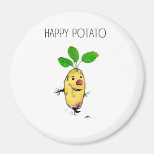 Aimant Happy potato T-Shirt