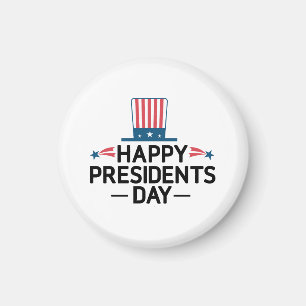 Aimant Happy President's Day Patriotic Flag Hat