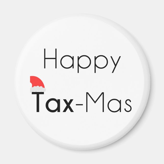 Aimant Happy TaxMas (Devant)
