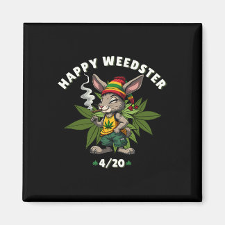 Aimant Happy Weedster Stoned Bunny Joint Easter Day 