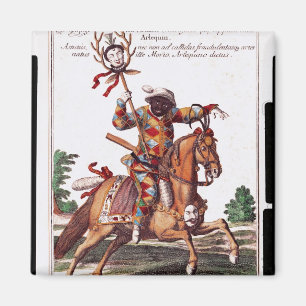 Aimant Harlequin à cheval