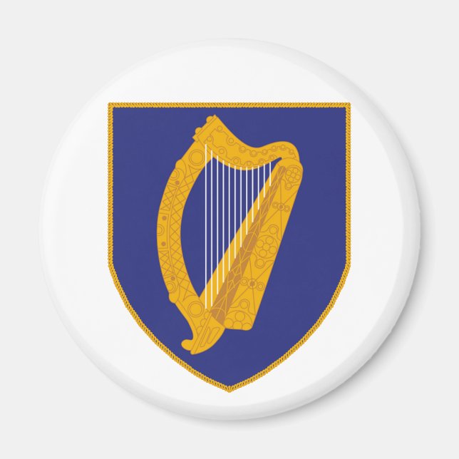 Aimant Harpe Brian Boru - Symbole de l'Irlande (Devant)