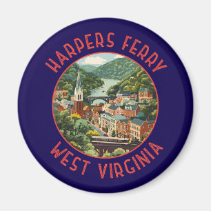 Aimant Harpers Ferry West Virginia Cercle en détresse