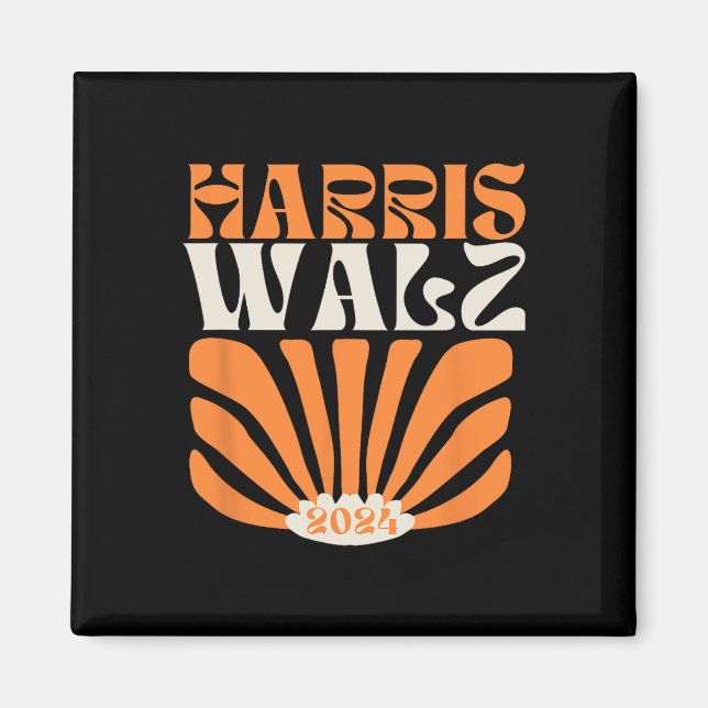 Aimant Harris Tim Walz 2024 Election 2024 Harris Waltz (Devant)