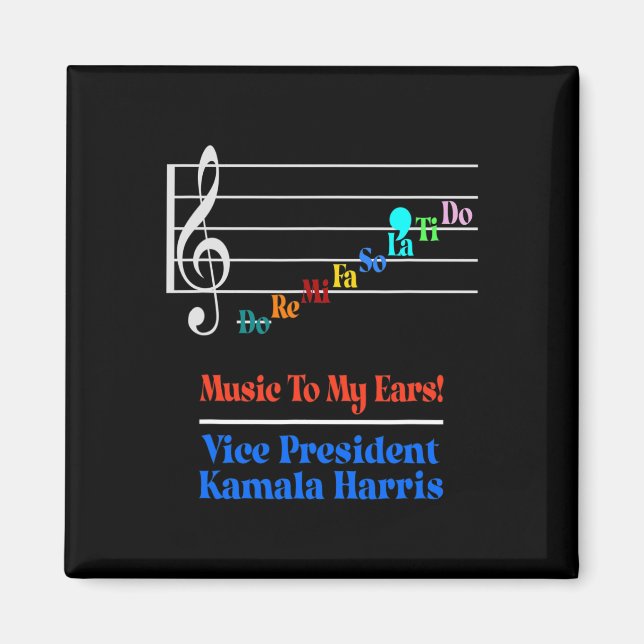 Aimant Harris Vp Music To My Ears Do-re-mi Comma-la (Devant)