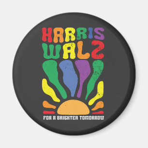 Aimant Harris Waltz pour un avenir meilleur Kamala LGBT