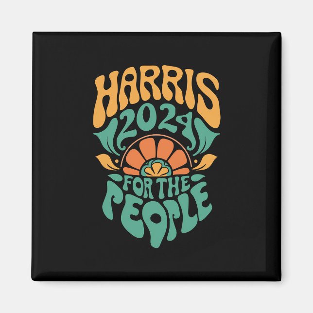 Aimant Harris Walz Président des élections de 2024 Kamala (Devant)