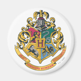 Aimant Harry Potter | Blason de Poudlard - Couleurs compl