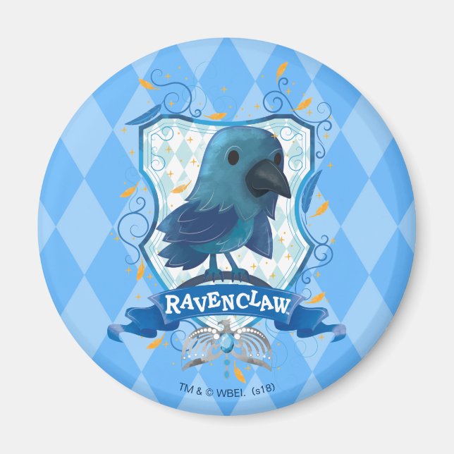 Aimant Harry Potter | Charmant blason de SERDAIGLE™ (Devant)
