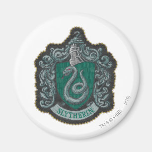 Aimant Harry Potter   Retro Mighty Slytherin Crest