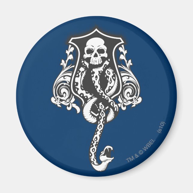 Aimant Harry Potter Spell | Marque foncée (Devant)