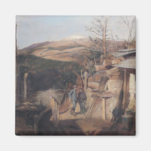 Aimant Hartmanswillerkopf, Vue de Roche-Sermet, 1915 (Devant)