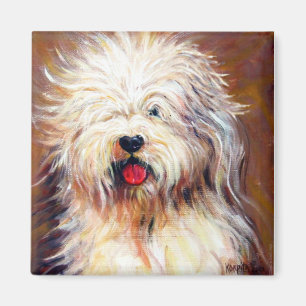 Aimant Harvey - vieux chien de moutons anglais