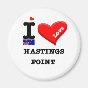 Aimant HASTINGS POINT - I Love