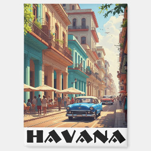 Aimant Havana Cuba Vintage Car