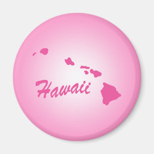 Aimant Hawaii de l'État rose