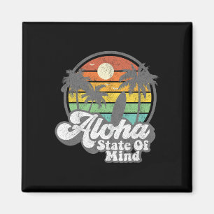 Aimant Hawaii vintage Aloha État Hawaïen Plage Surf