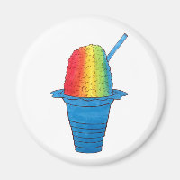 Hawaiian Rainbow Shave Ice Froid Dessert Hawaii