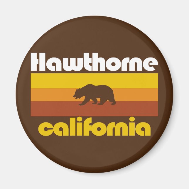 Aimant Hawthorne, Californie (Devant)