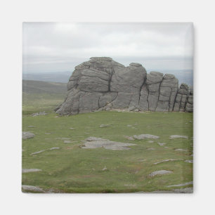 Aimant Haytor. Roches en Devon Angleterre