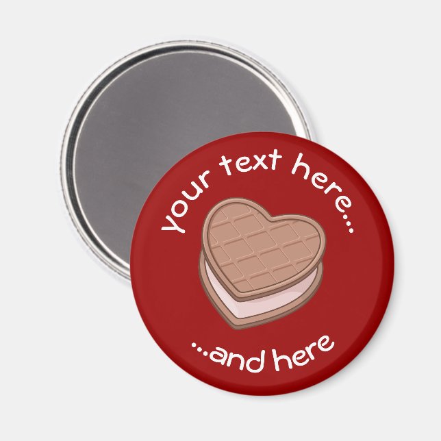 Aimant Heart Biscuit (Recto/Verso)