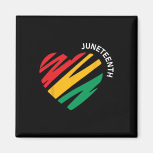 Aimant Heart Black History Afro American African Freedom