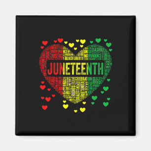 Aimant Heart Black History Afro American African Freedom