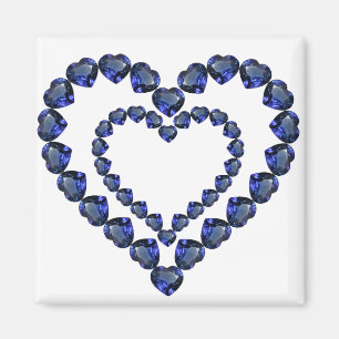 Aimant Heart Sapphire Gemstone