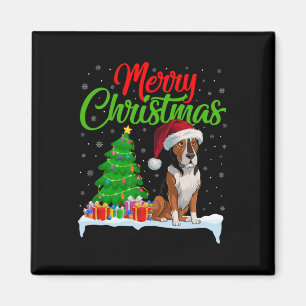 Aimant Heeler Chien Feux de Noël Lumières Fantastiques No