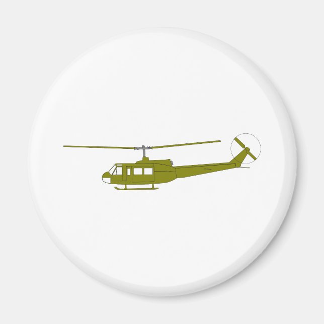 Aimant Hélicoptère utilitaire UH-1H 'Huey' (Devant)