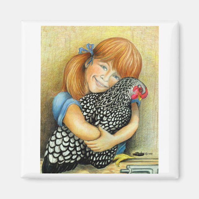 Aimant Hen Hugger (Devant)