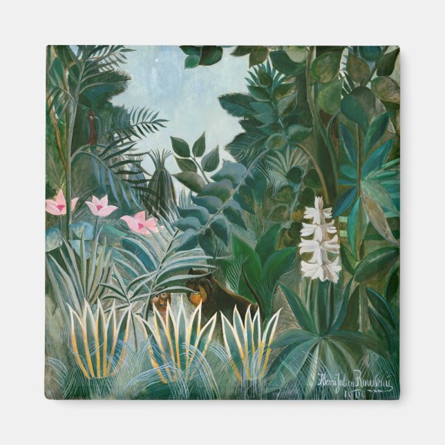 Aimant Henri Rousseau - La jungle équatoriale (Devant)
