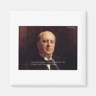 Aimant Henry James "Sagesse de Singes & Chats" Cadeaux de