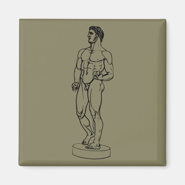 Aimant heracles, hercules, mythologie, grec, atalanta, fa (Devant)