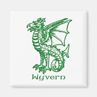 Aimant Héraldique médiéval de Wyvern