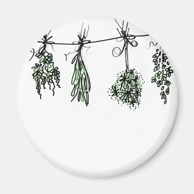 Aimant Herbes du jardin (Devant)