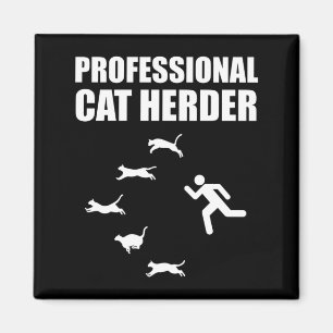 Aimant Herdeur professionnel de chats Funny Héritage de c