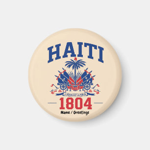 Aimant Héritage Graphique du Drapeau Patriotique Vintage