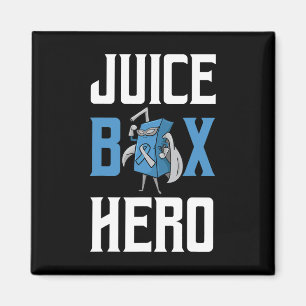 Aimant Héros Diabète de boîte de jus Blue Ribbon Endocrin