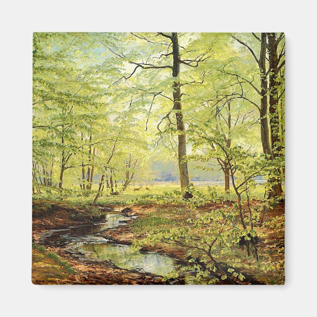 Aimant Hêtre au printemps, Christian Zacho (Devant)