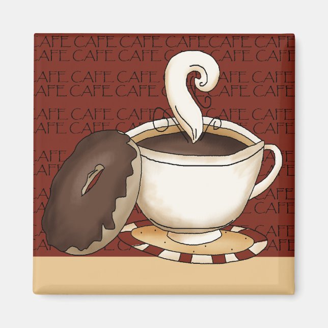 Aimant Heure du café (Devant)