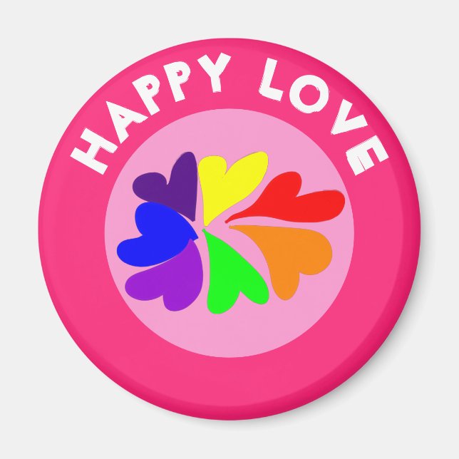 AIMANT HEUREUX AMOUR (Devant)