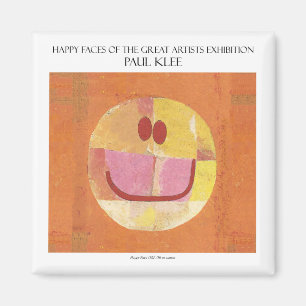 Aimant heureux de visage de Paul Klee
