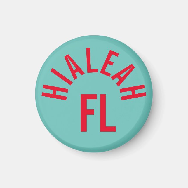 Aimant Hialeah, Floride (Devant)