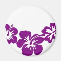 hibiscus leis pourpre