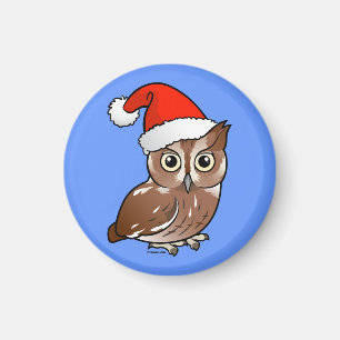 Aimant Hibou de cri strident oriental Père Noël